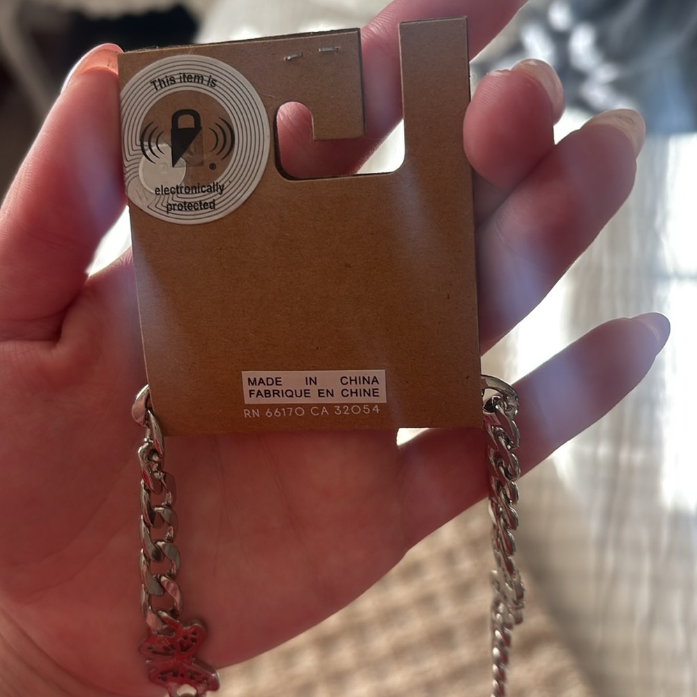 Urban Outfitters Silver Woven Belt - Picture 3 of 4